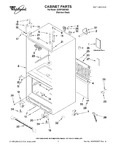 Diagram for 01 - Cabinet Parts