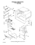 Diagram for 02 - Freezer Liner Parts