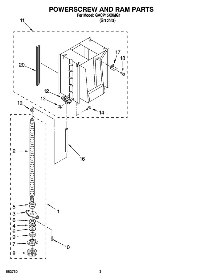 Diagram for GACP15XXMG1