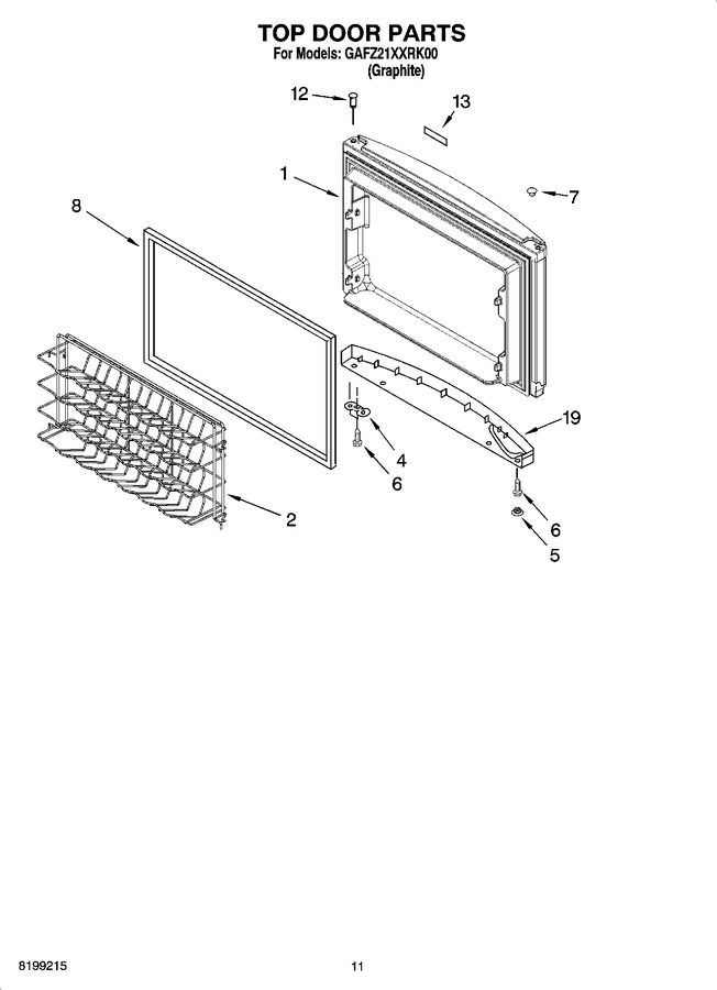 Diagram for GAFZ21XXRK00