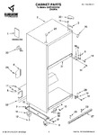 Diagram for 01 - Cabinet Parts