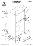 Diagram for 01 - Cabinet Parts