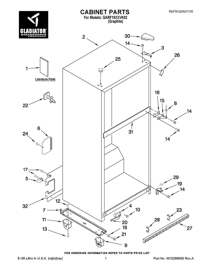 Diagram for GARF19XXVK02