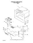 Diagram for 03 - Freezer Liner Parts