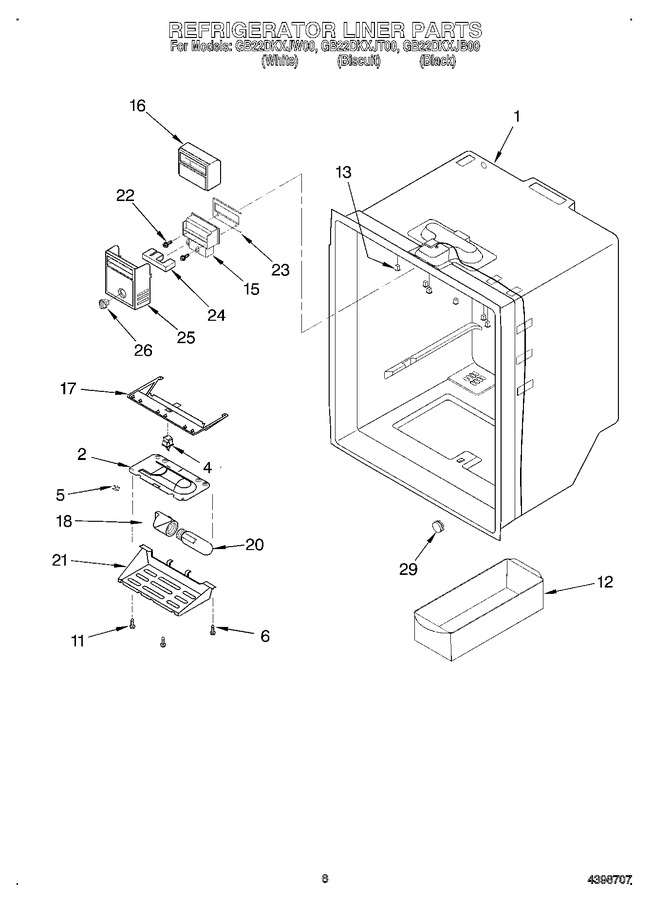 Diagram for GB22DKXJB00