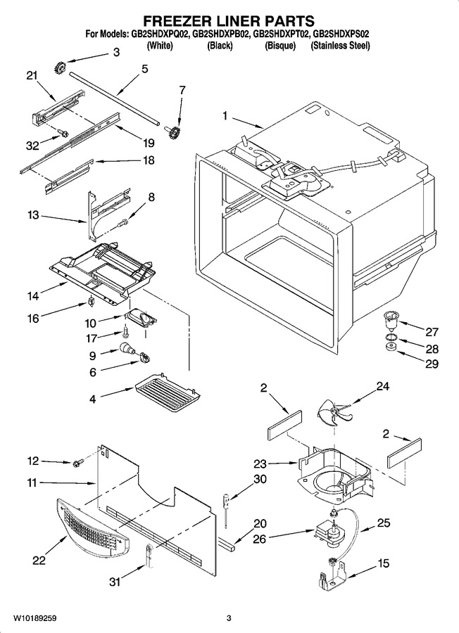 Diagram for GB2SHDXPB02