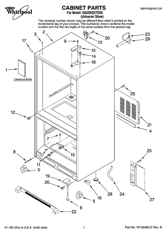 Diagram for GB2SHDXTD00