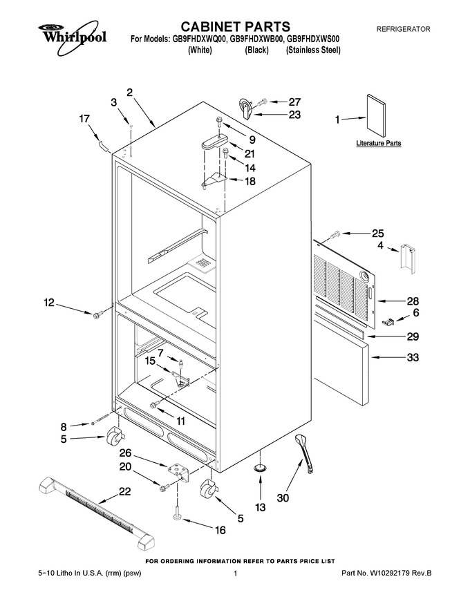 Diagram for GB9FHDXWS00
