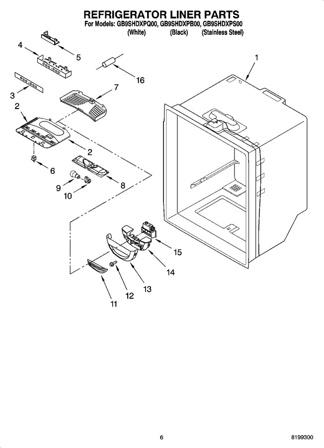 Diagram for GB9SHDXPB00