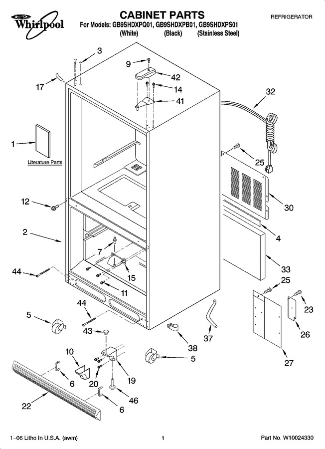 Diagram for GB9SHDXPS01