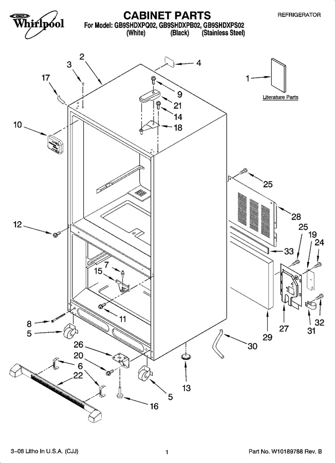 Diagram for GB9SHDXPB02