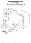 Diagram for 02 - Refrigerator Liner Parts