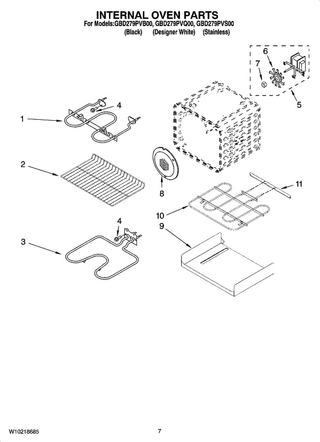 Diagram for GBD279PVQ00