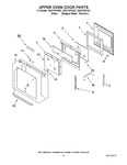 Diagram for 04 - Upper Oven Door Parts