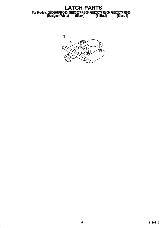 Diagram for GBD307PRT00