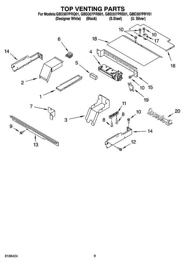 Diagram for GBD307PRY01