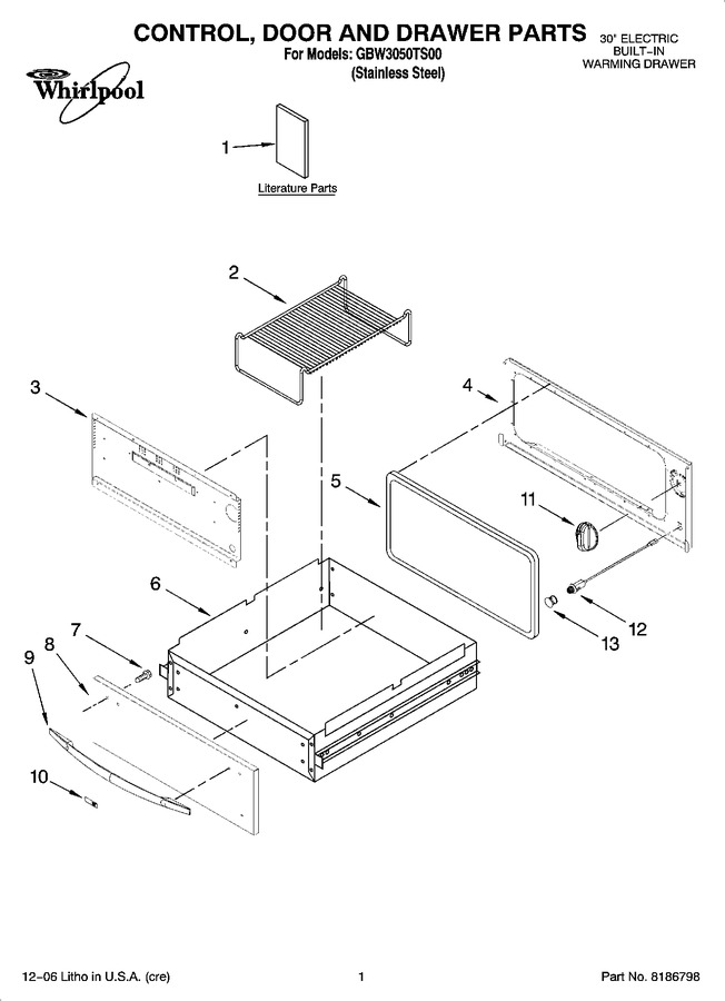 Diagram for GBW3050TS00