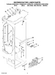 Diagram for 02 - Refrigerator Liner Parts