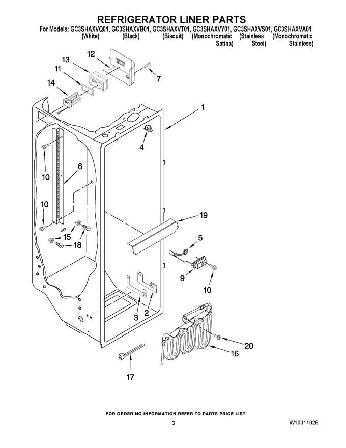 Diagram for GC3SHAXVA01