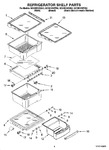 Diagram for 03 - Refrigerator Shelf Parts
