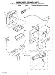 Diagram for 08 - Dispenser Front Parts