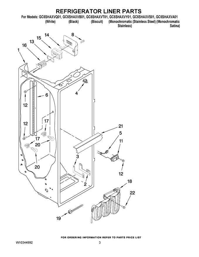 Diagram for GC5SHAXVA01