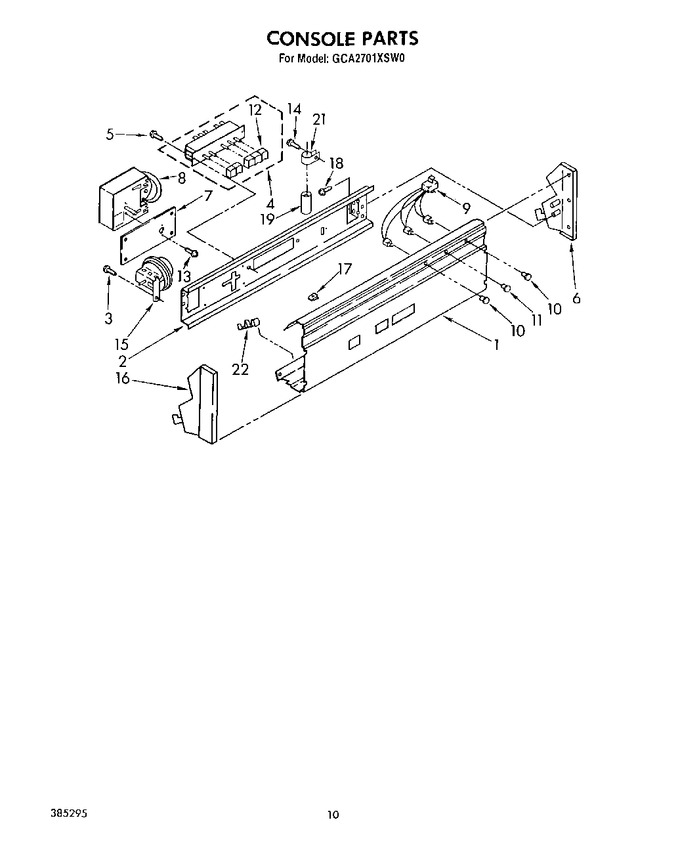 Diagram for GCA2701XSW0