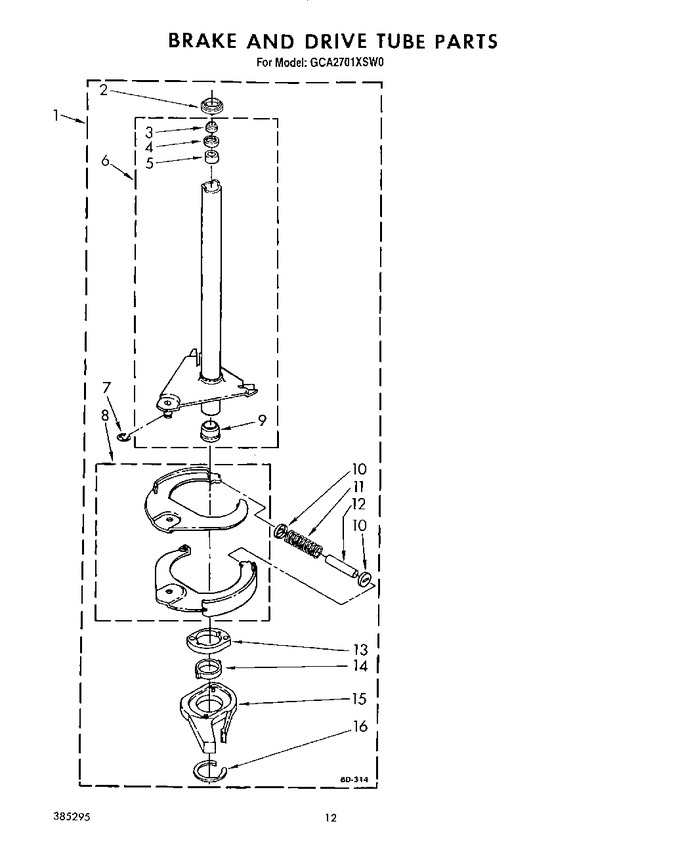 Diagram for GCA2701XSW0