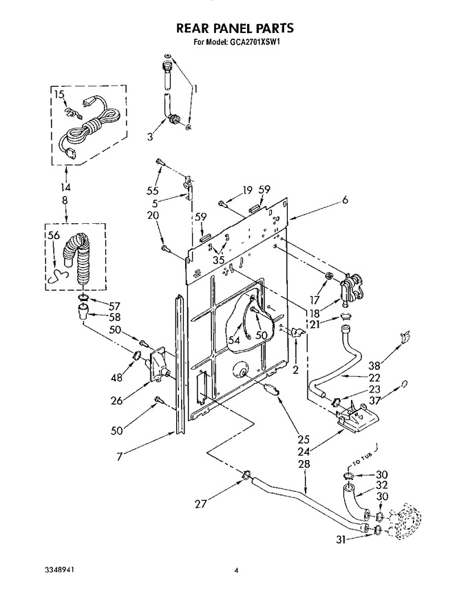 Diagram for GCA2701XSW1