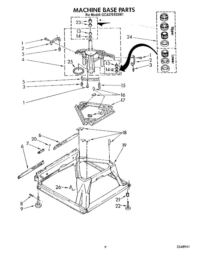 Diagram for GCA2701XSW1