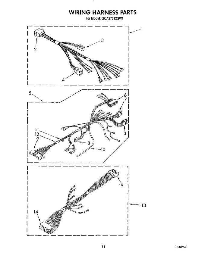 Diagram for GCA2701XSW1