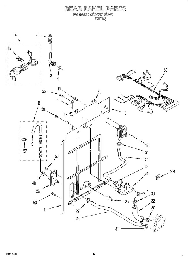 Diagram for GCA2701XSW2