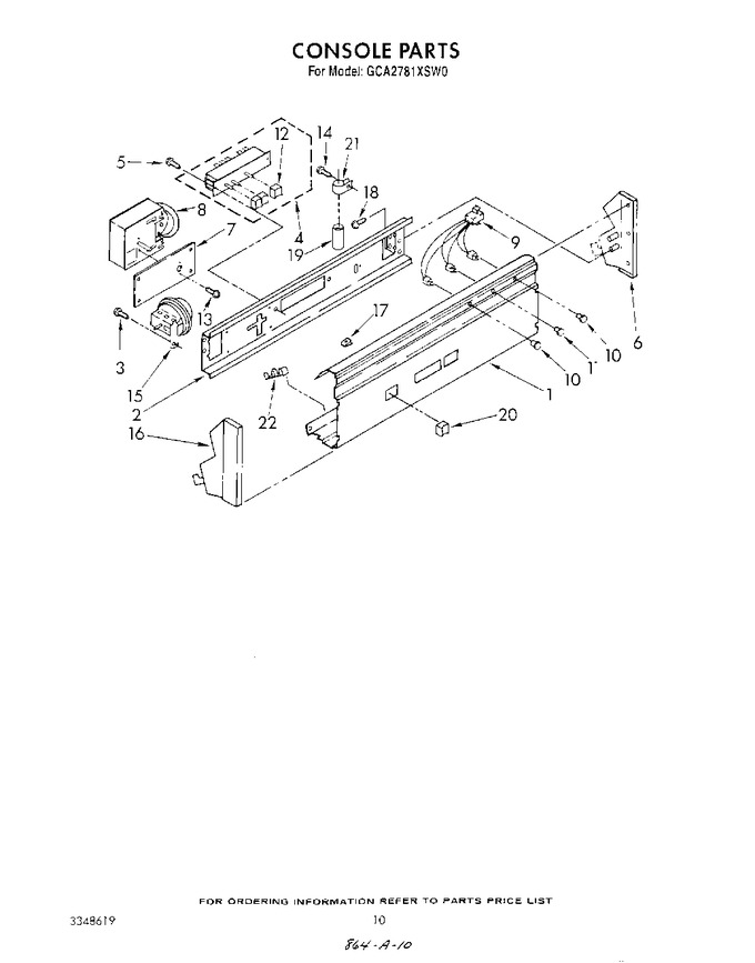 Diagram for GCA2781XSW0