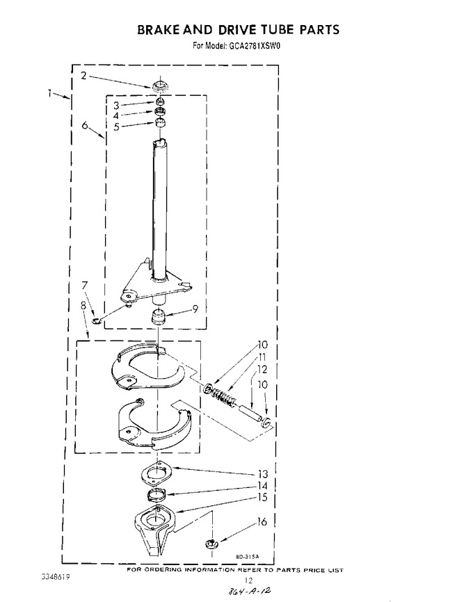 Diagram for GCA2781XSW0