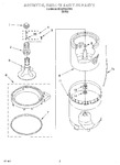 Diagram for 03 - Agitator, Basket And Tub