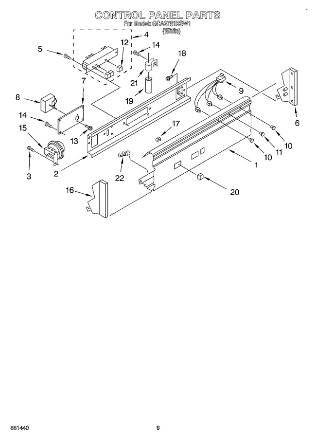 Diagram for GCA2781XSW1