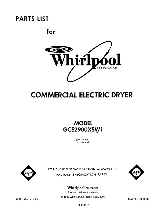 Diagram for GCE2900XSN1