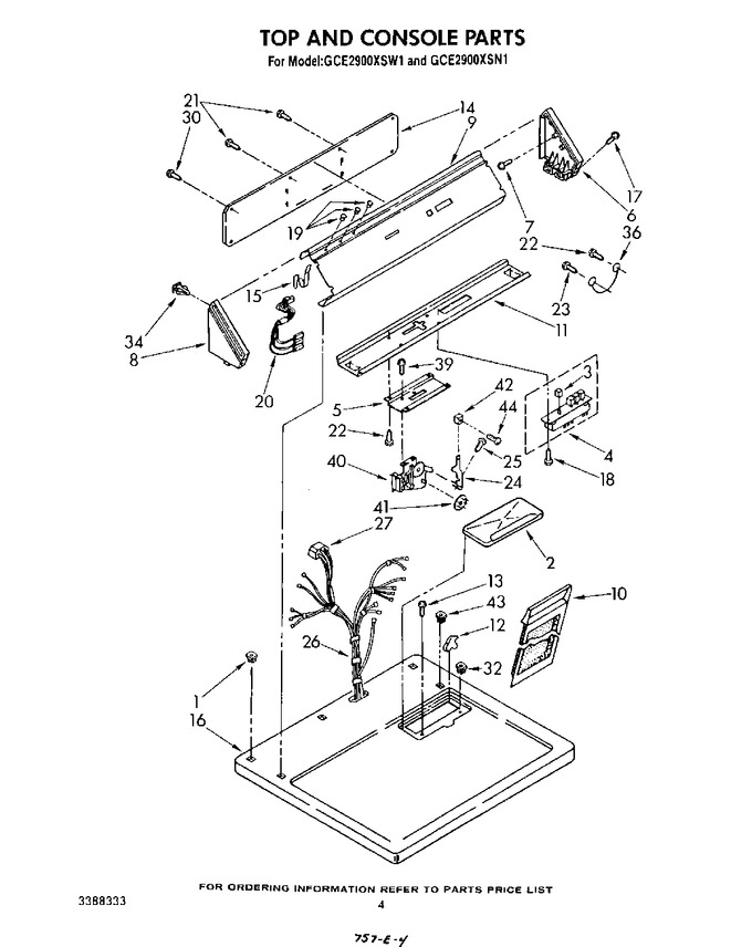 Diagram for GCE2900XSW1