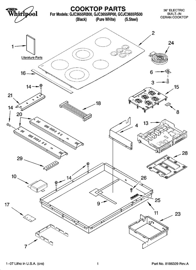 Diagram for GCJC3655RS00