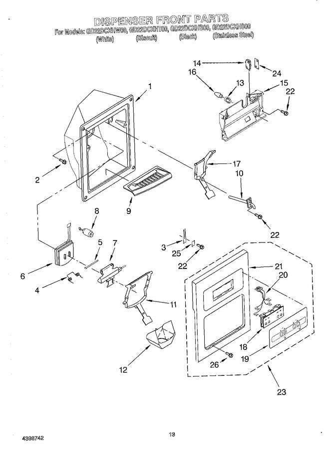Diagram for GD22DCXHT00