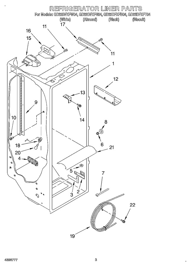 Diagram for GD22DFXFW04