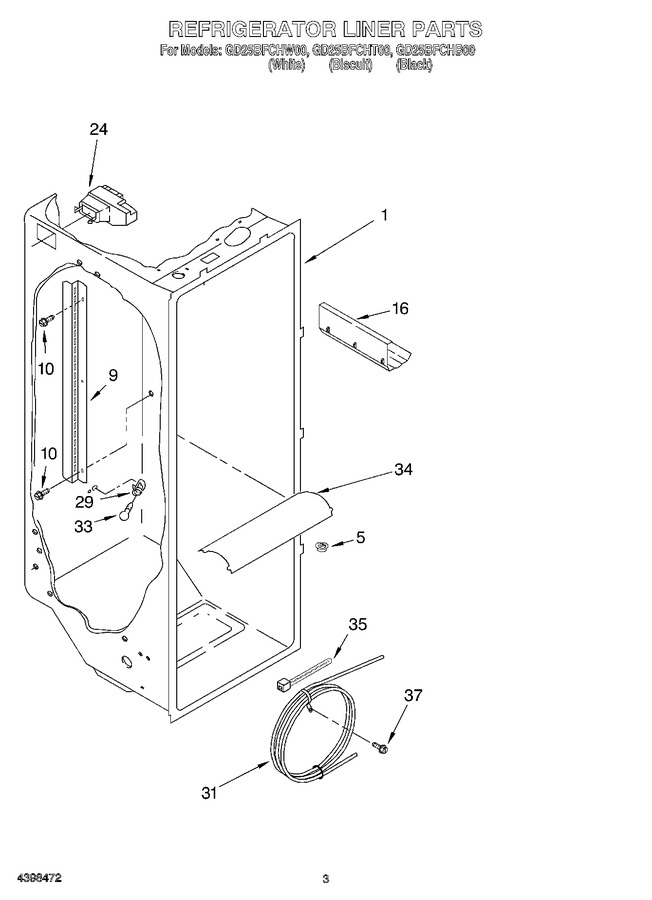 Diagram for GD25BFCHW00
