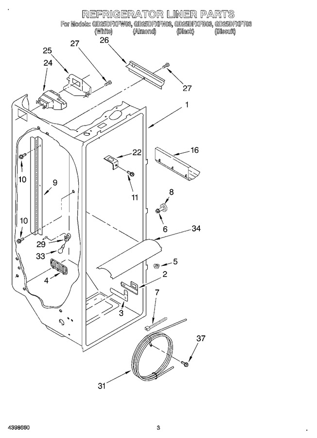 Diagram for GD25DFXFW03