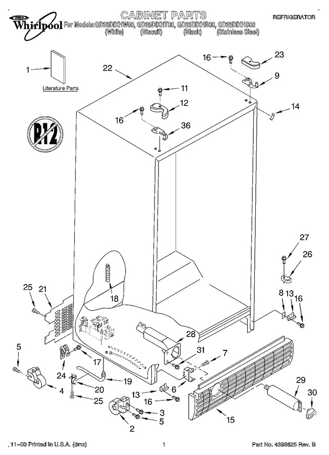 Diagram for GD25DIXHB00