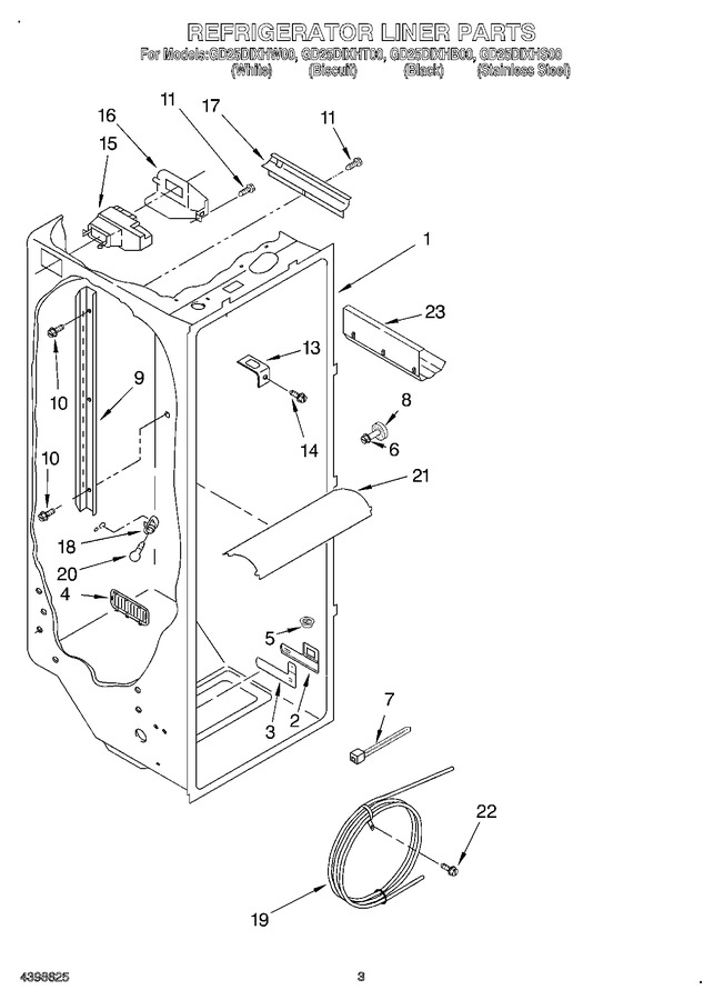 Diagram for GD25DIXHT00