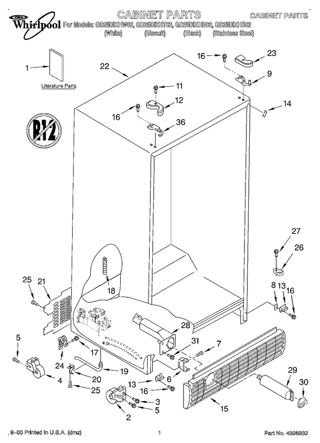 Diagram for GD25DIXHS02