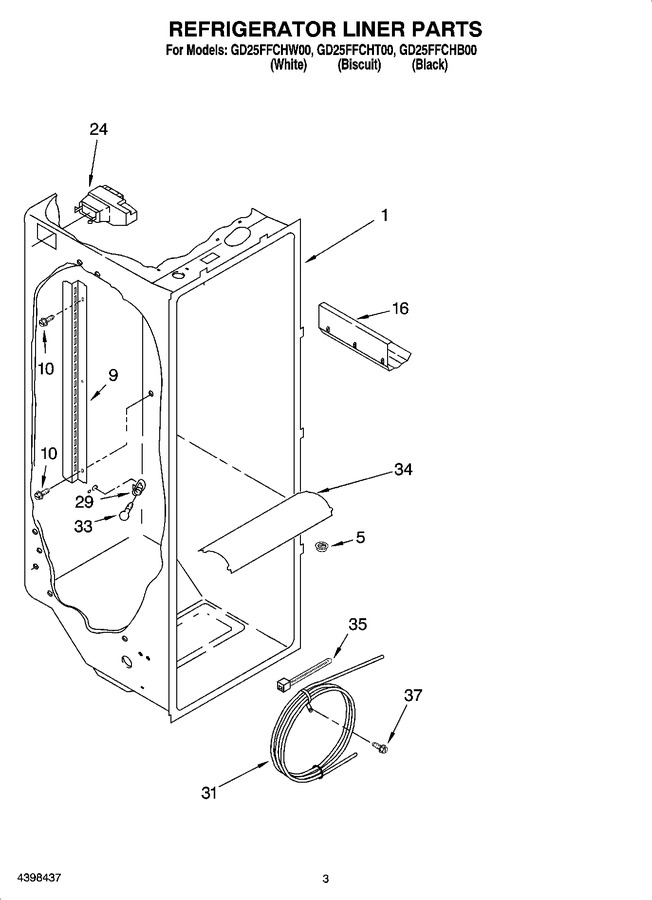 Diagram for GD25FFCHT00