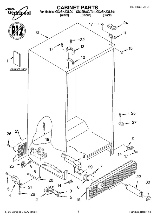 Diagram for GD25SHAXLB01