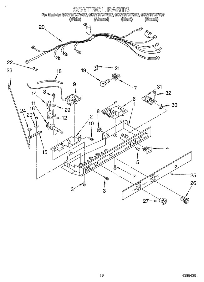 Diagram for GD27DFXFW02