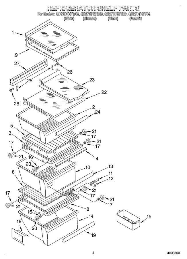 Diagram for GD27DFXFT03